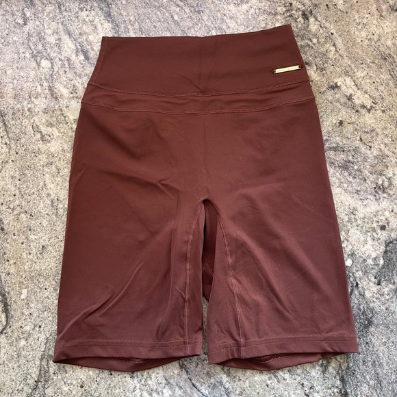 Gymshark Pants - Gymshark Women's Whitney Simmons Brown Cycling Shorts Small